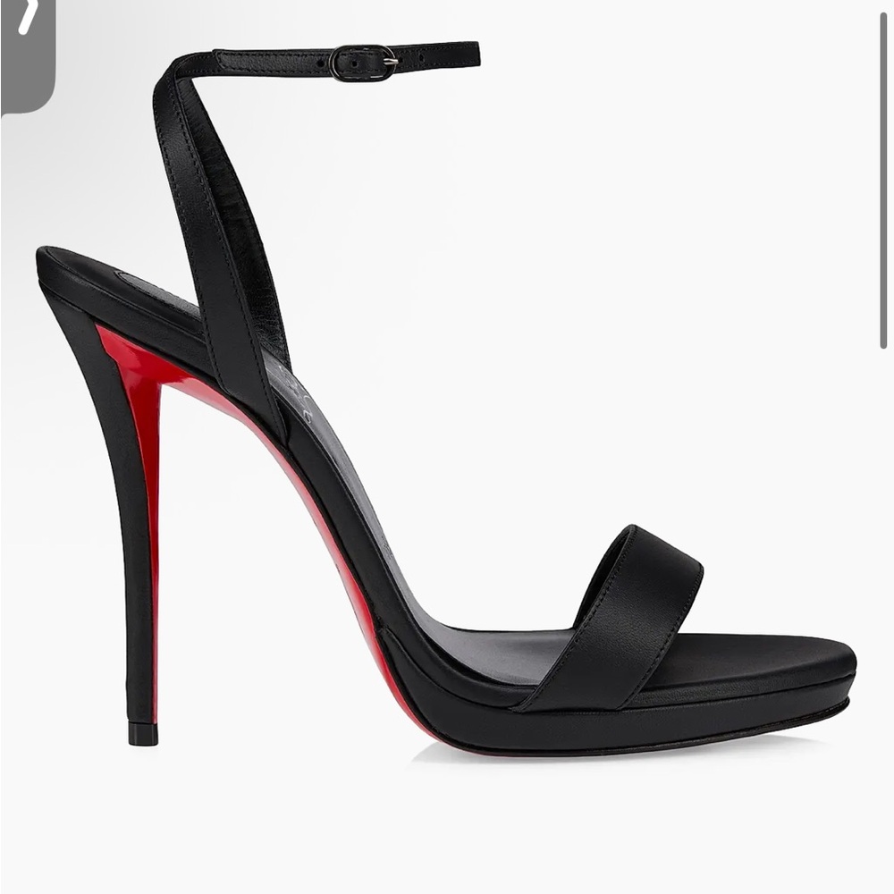 Christian Louboutin Black and Red Heels